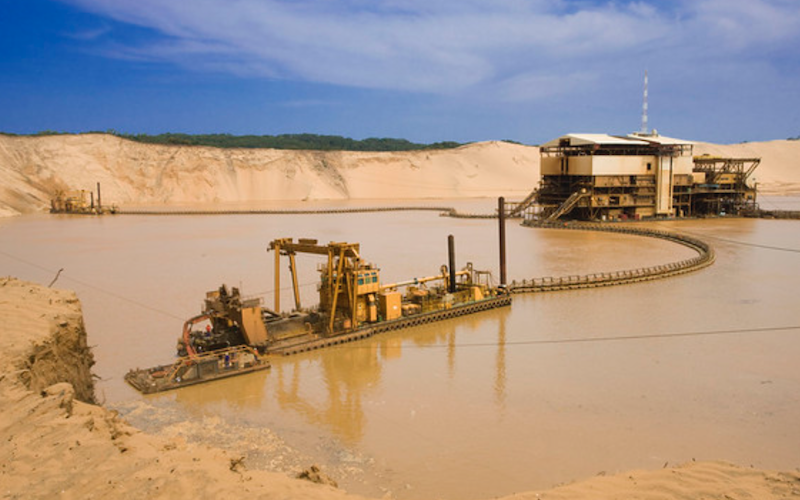 how much does a baby mining dredge cost