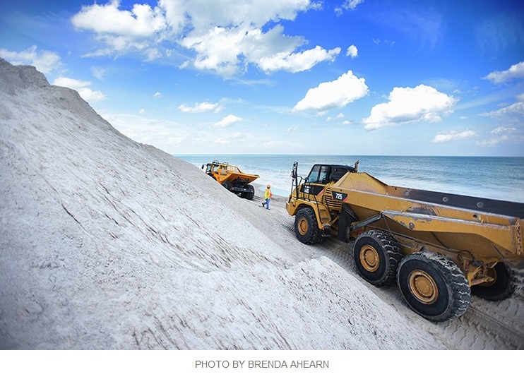 Wabasso Beach closing for sand project DredgeWire DredgeWire