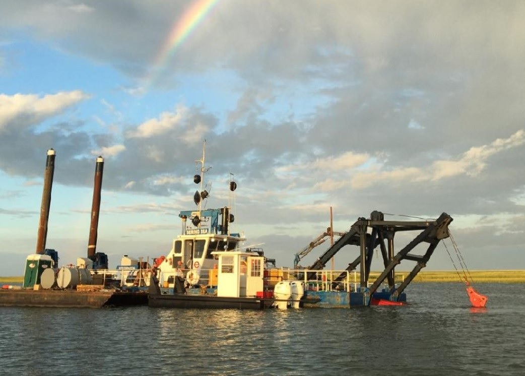 Dredging project back on at White Creek; contractor ResilientSeas