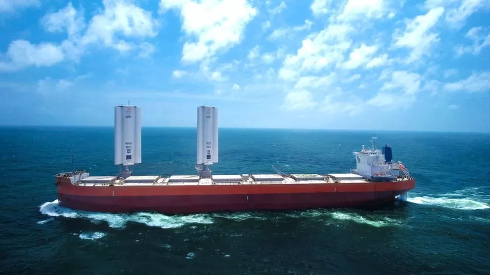 Pioneering wind-powered cargo ship sets sail - DredgeWire