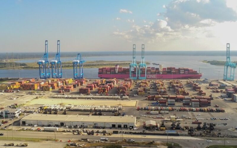 JAXPORT terminal modernisation project hits midway milestone ...