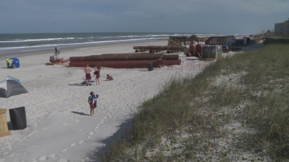 Beach Renourishment Begins In Jacksonville Beach. Video - DredgeWire ...