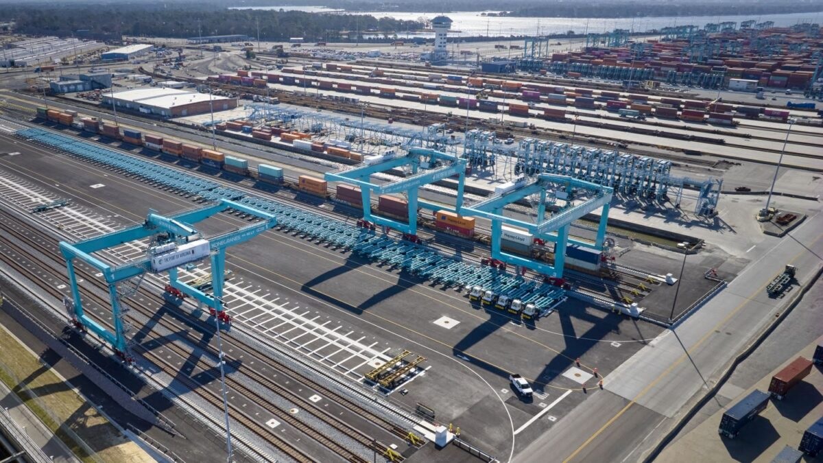 Port of Virginia completes expanded rail project - DredgeWire : DredgeWire