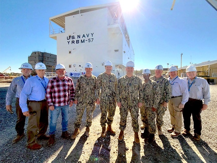 Conrad Shipyard Delivers First YRBM 57 Vessel to U.S.Navy - DredgeWire ...