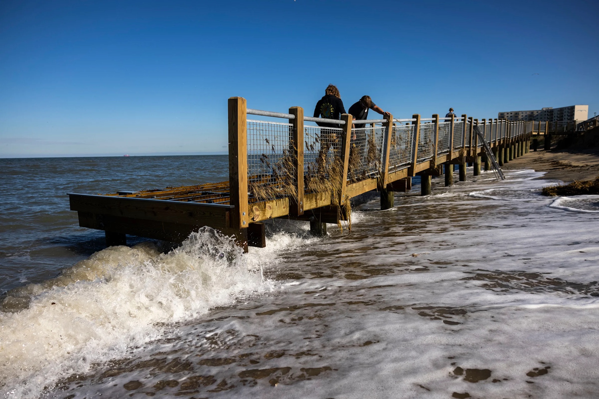 Norfolk demolishes recently finished Ocean View beach ramp due to ...