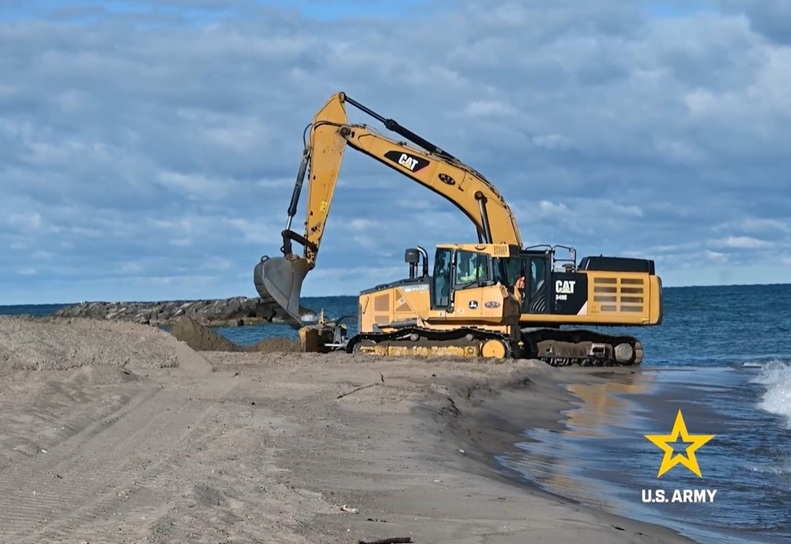 Presque Isle Beach Nourishment Completed for 33rd Year - DredgeWire ...