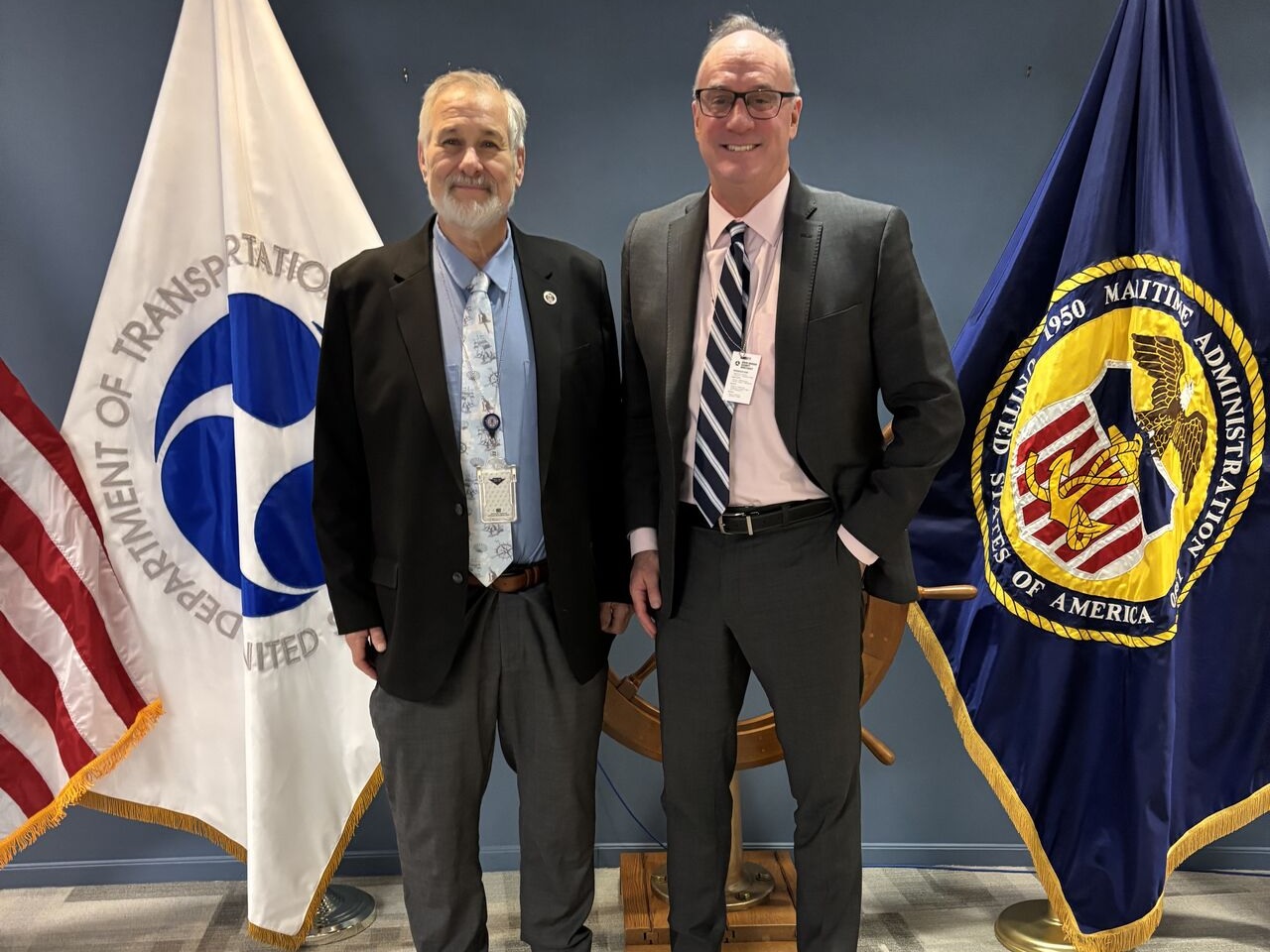U.S. Maritime Administrator Stephen Carman Meets with DCA’s William Doyle on Dredging and the Jones Act