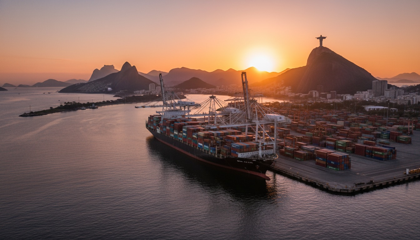 Port of Rio receives the first 366-meter ship after a R$ 163