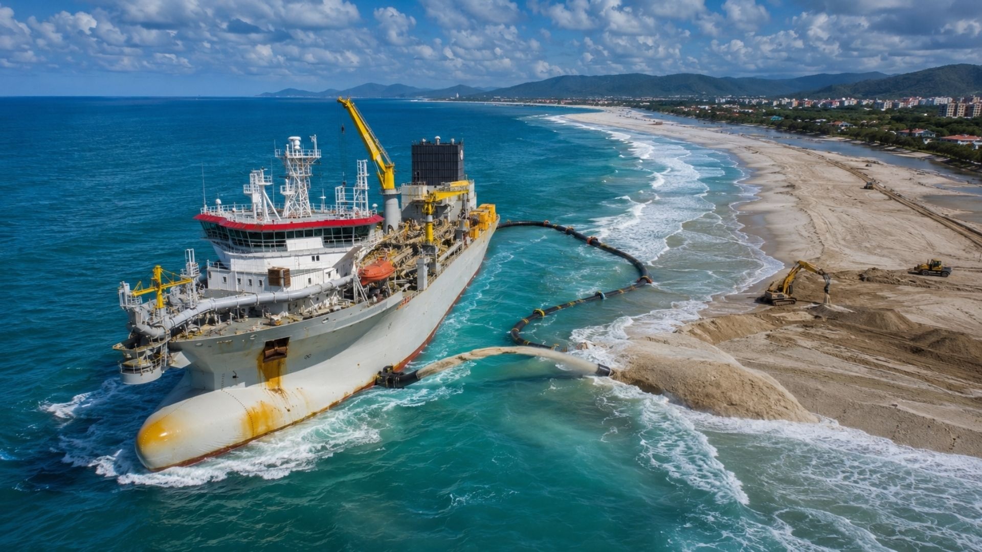 Giant Dredger Galileo Galilei Heads to Santa Catarina for R$31.5 Million Beach Nourishment Project