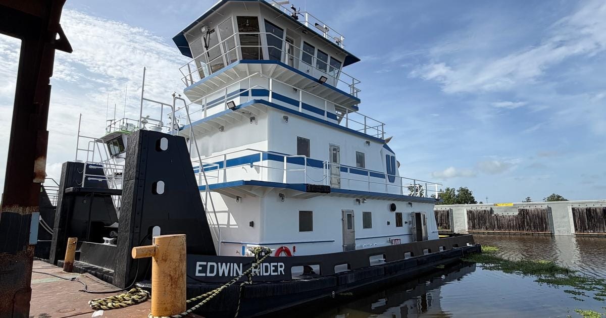 Diversified Marine Completes M/V Edwin Rider for Vulcan Materials