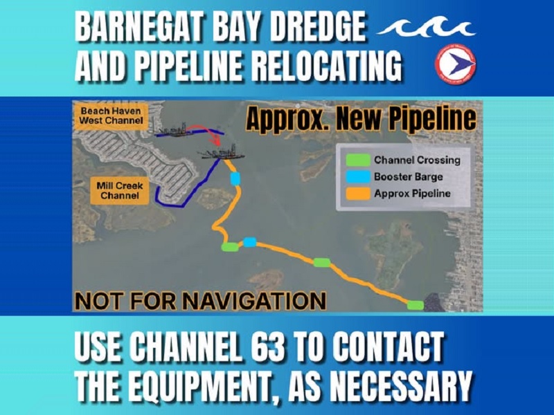 Beach Haven West Dredging Completed as Crews Shift to Mill Creek Channel