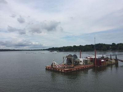 Lake Decatur Dredging Moves into Basin 2 - DredgeWire : DredgeWire