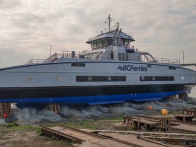 Damen Launches The Third Island Class Vessel Out Of Order Of Six For BC ...